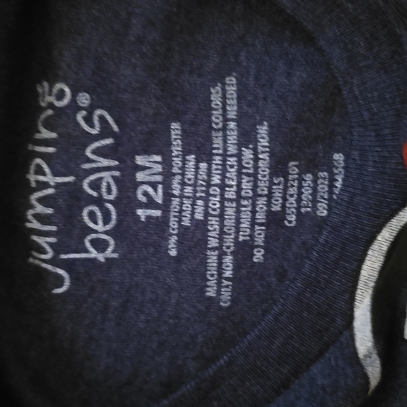 JUMPING BEANS & CARTER'S BRANDS BABY BOY BUNDLE OF 7 SHIRTS ALL SIZE 12 MONTHS - Picture 13 of 16